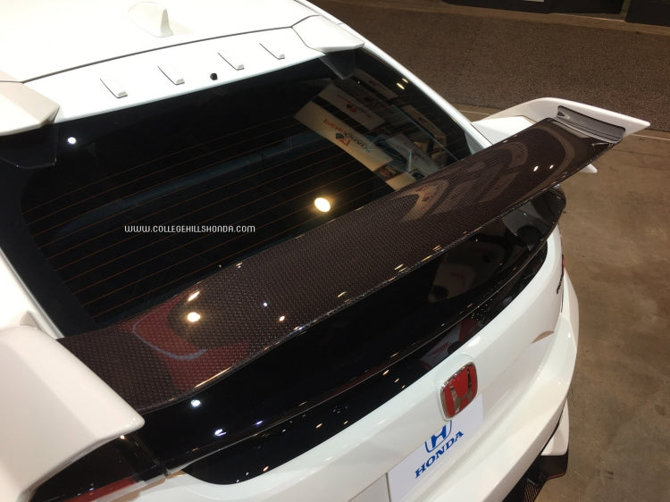 Honda Carbon Rear Tailgate Spoiler Kit- Honda Cvic Type-R FK8 - Kaiju Motorsports