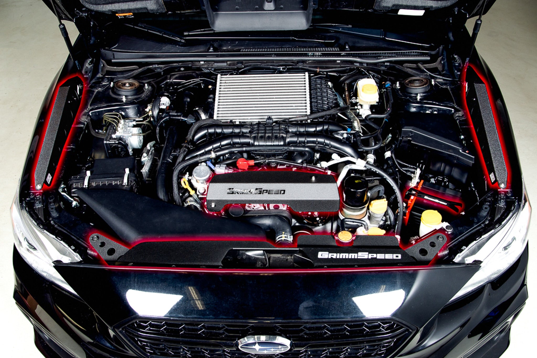 Grimmspeed Fender Shrouds (Black) - Subaru WRX / STI VA - Kaiju Motorsports