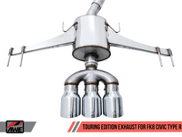 AWE Touring Edition Exhaust (Triple Chrome Silver Tips) - Honda Civic Type-R FK8 - Kaiju Motorsports