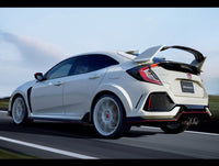 Honda Carbon Rear Tailgate Spoiler Kit- Honda Cvic Type-R FK8 - Kaiju Motorsports