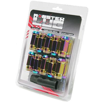 Monster Lug Nut (Chrome Neon) - M14x1.5 (20pcs) - Kaiju Motorsports