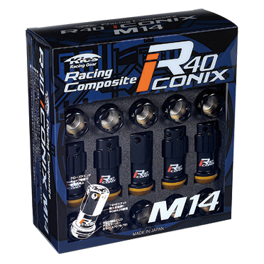 Project Kics Lock w/ Capless Lug Nuts - Black (20pcs) - Kaiju Motorsports