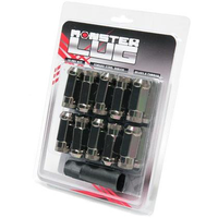 Monster Lug Nut (Black Chrome) - M14x1.5 (20pcs) - Kaiju Motorsports