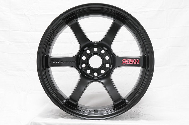 Gram Lights 57DR 18X8.5 +37 5-114.3 Semi Gloss Black - Kaiju Motorsports