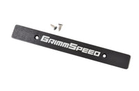 GrimmSpeed License Plate Delete black/silver - Subaru WRX / STI VA - Kaiju Motorsports