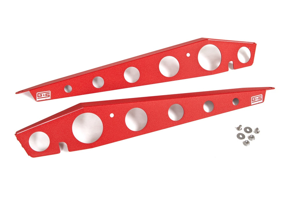 Grimmspeed Fender Shrouds (Red) - Subaru WRX/STI | Kaiju Motorsports