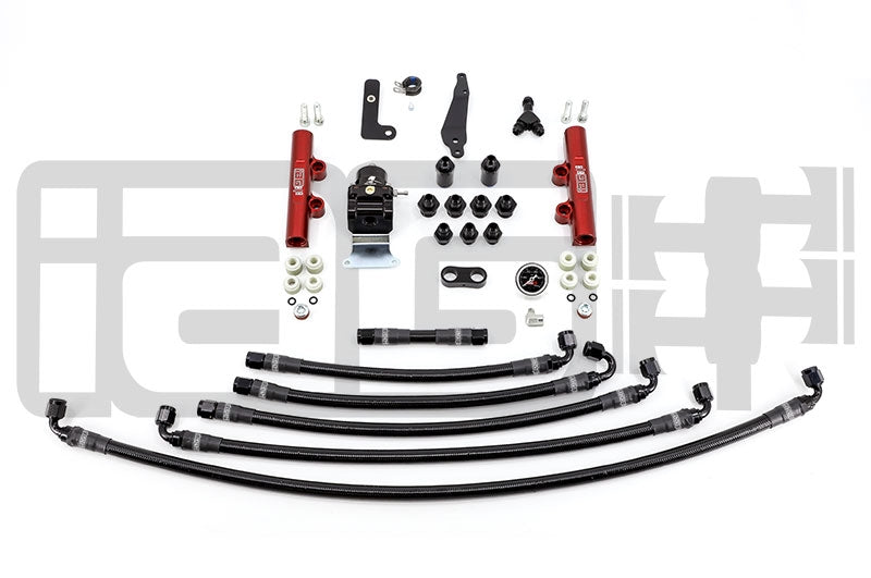 IAG PTFE Fuel System Kit W/ Lines, FPR & Fuel Rails - Subaru STI 08-20 - Kaiju Motorsports