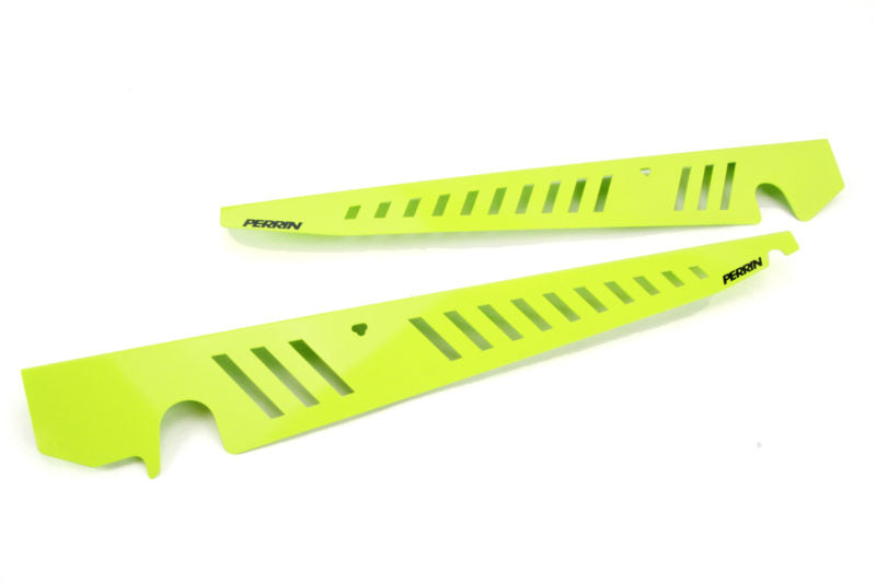 Perrin Performance Fender Shrouds (Neon Yellow) - Subaru WRX / STI VA - Kaiju Motorsports