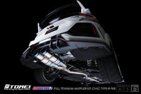 Tomei Full Titanium Expreme Ti Muffler Kit (Type D) - Honda Civic Type-R FK8 - Kaiju Motorsports