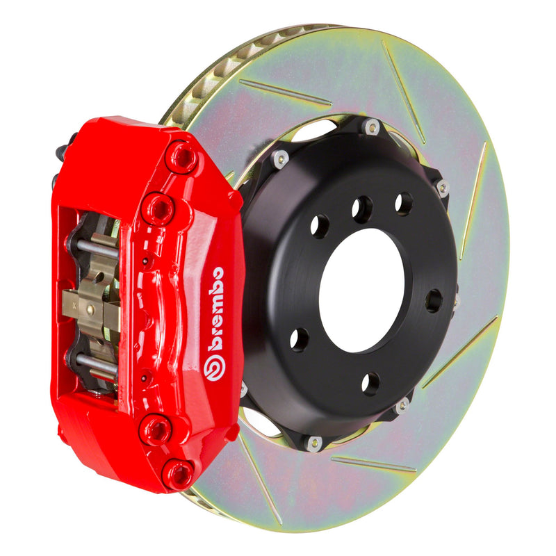 Brembo GT Slotted Brake Kit 4 Piston 2-piece Red (Rear) - FRS/BRZ/86 - Kaiju Motorsports