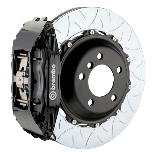 Brembo GT 4 Piston Big Brake Kit Black Slotted Rotors (Front) - Subaru WRX VA - Kaiju Motorsports