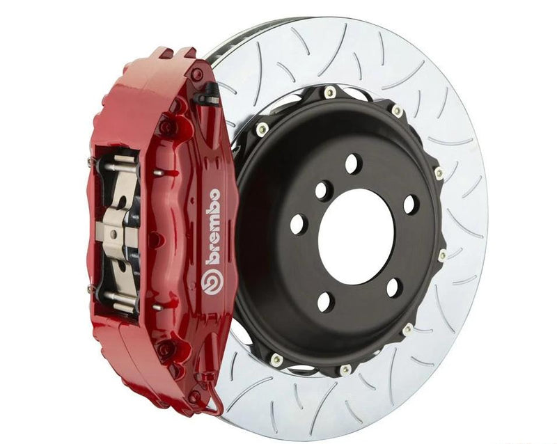 Brembo GT 4 Piston Big Brake Kit Red Slotted Rotors (Front) - Subaru WRX VA - Kaiju Motorsports