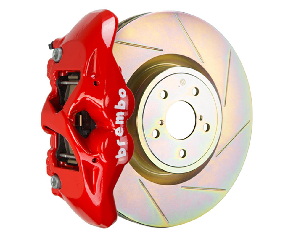 Brembo GT Monobloc 4 Piston 326mm Slotted Red (Front) - Subaru WRX VA - Kaiju Motorsports