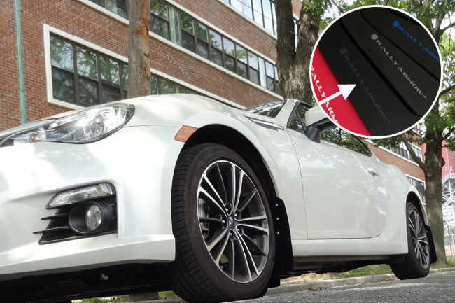 Rally Armor Black Mud Flap W/ Grey Logo - FRS/BRZ/86 - Kaiju Motorsports