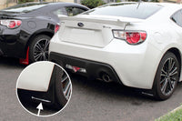 Rally Armor Black Mud Flap W/ White Logo - FRS/BRZ/86 - Kaiju Motorsports