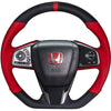 Buddy Club Racing Spec Red Steering Wheel (Leather) - Honda Civic Type-R FK8 - Kaiju Motorsports