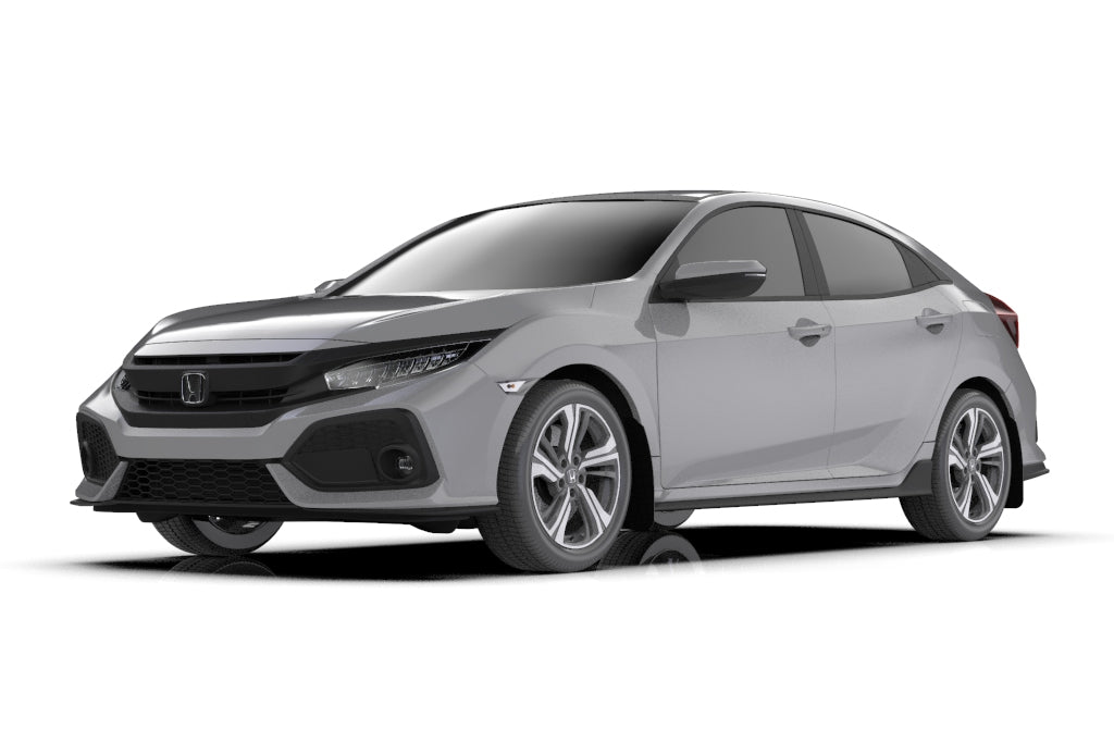 Rally Armor Black UR Mud Flap w/ Dark grey - Civic Sport 10th Gen - Kaiju Motorsports