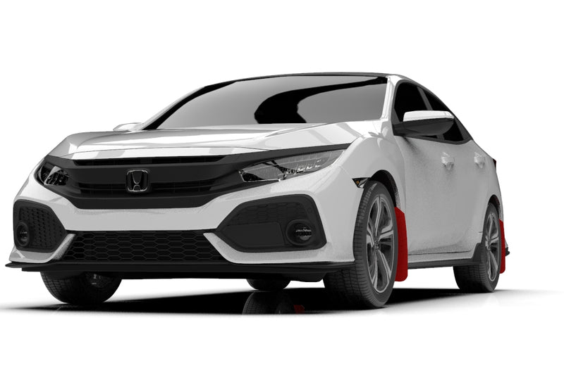 Rally Armor Red UR Mud Flap w/ White - Civic Sport 10th Gen - Kaiju Motorsports