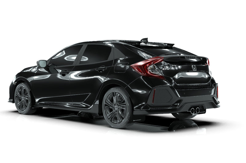 Rally Armor Black Mud Flap w/ White - Civic Sport 10th Gen - Kaiju Motorsports