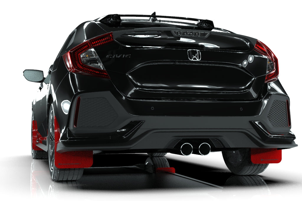 Rally Armor Red Mud Flap w/ Black - Civic Sport 10th Gen - Kaiju Motorsports