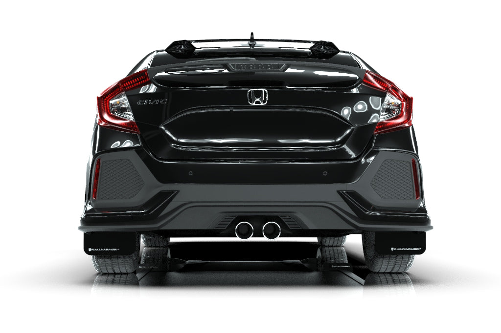 Rally Armor Black Mud Flap w/ White - Civic Sport 10th Gen - Kaiju Motorsports