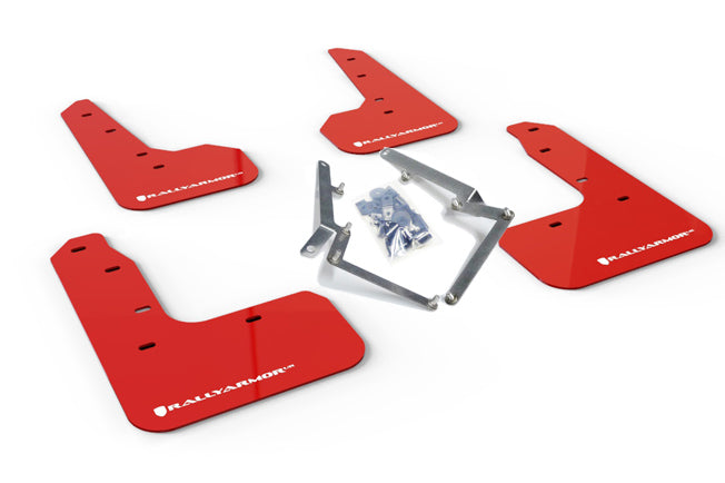 Rally Armor Red UR Mud Flap w/ White - Civic Sport 10th Gen - Kaiju Motorsports