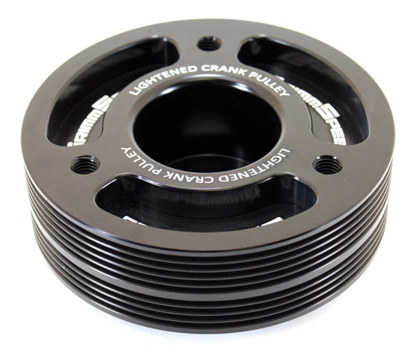 Grimmspeed Lightweight Crank Pulley (Black) - Subaru STI VA - Kaiju Motorsports