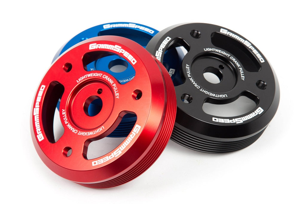 Grimmspeed Lightweight Crank Pulley - Subaru - Kaiju Motorsports
