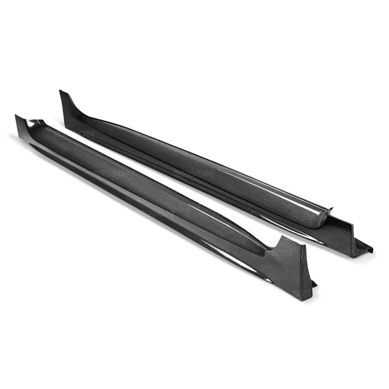 Seibon OEM Style Carbon Fiber Side Skirts (Pair) - Subaru WRX/STI 15-16 - Kaiju Motorsports