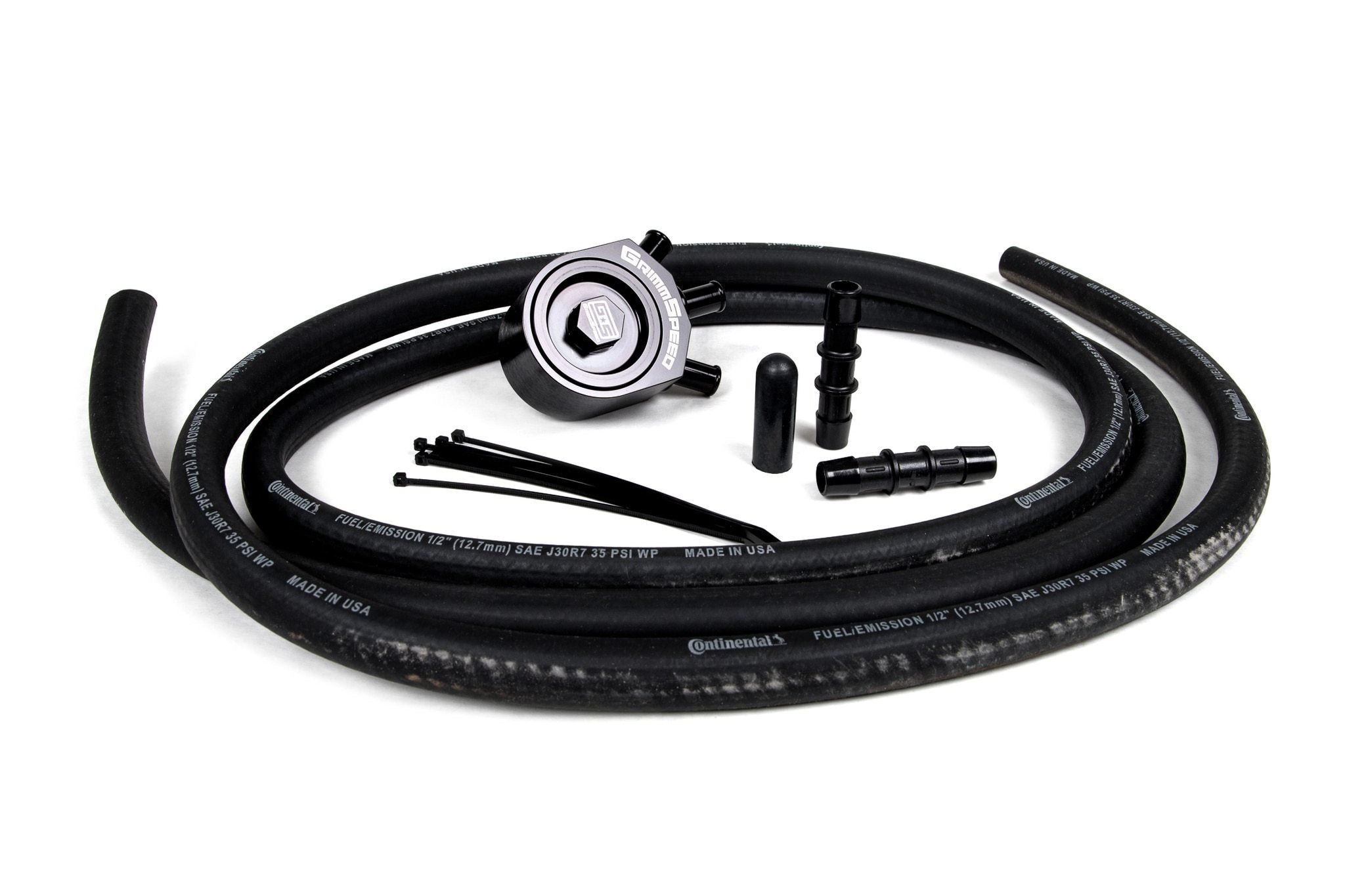 Grimmspeed Air Oil Separator (Black) - Subaru STI VA - Kaiju Motorsports