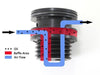 Grimmspeed Air Oil Separator (Blue) - Subaru STI VA - Kaiju Motorsports