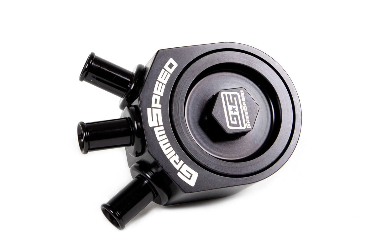 Grimmspeed Air Oil Separator (Black) - Subaru STI VA - Kaiju Motorsports