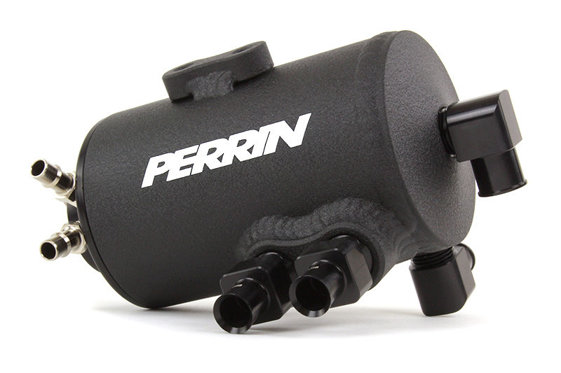 Perrin Air Oil Separator (Black) - Subaru STI VA - Kaiju Motorsports