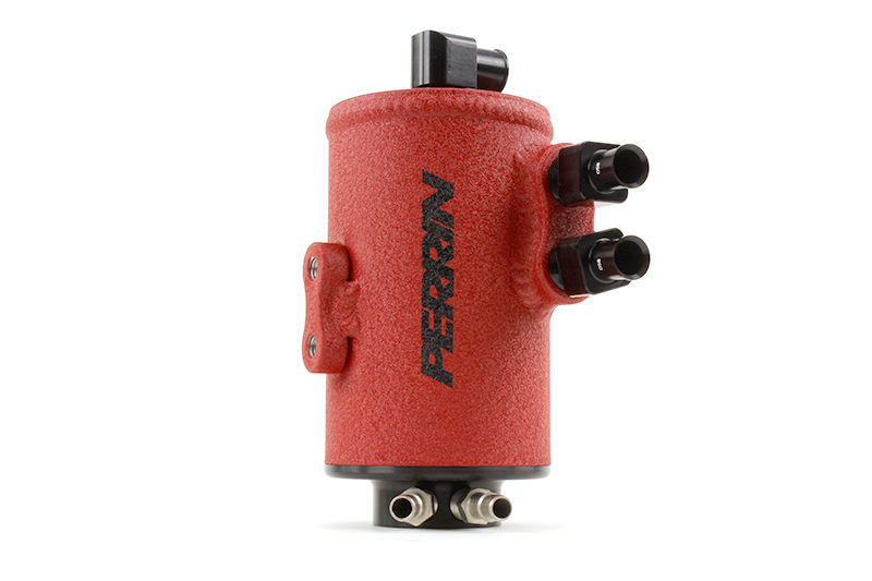 Perrin Air Oil Separator (Red) - Subaru WRX VA - Kaiju Motorsports