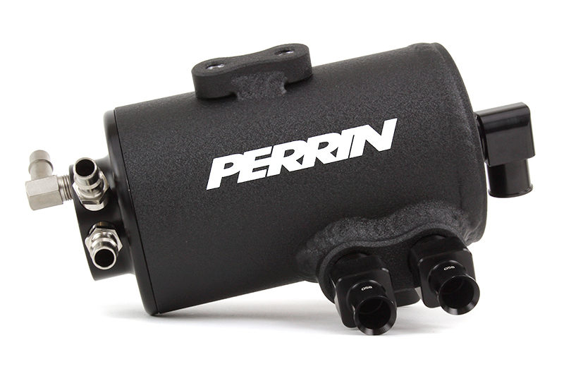 Perrin Air Oil Separator (Black) - Subaru STI VA - Kaiju Motorsports