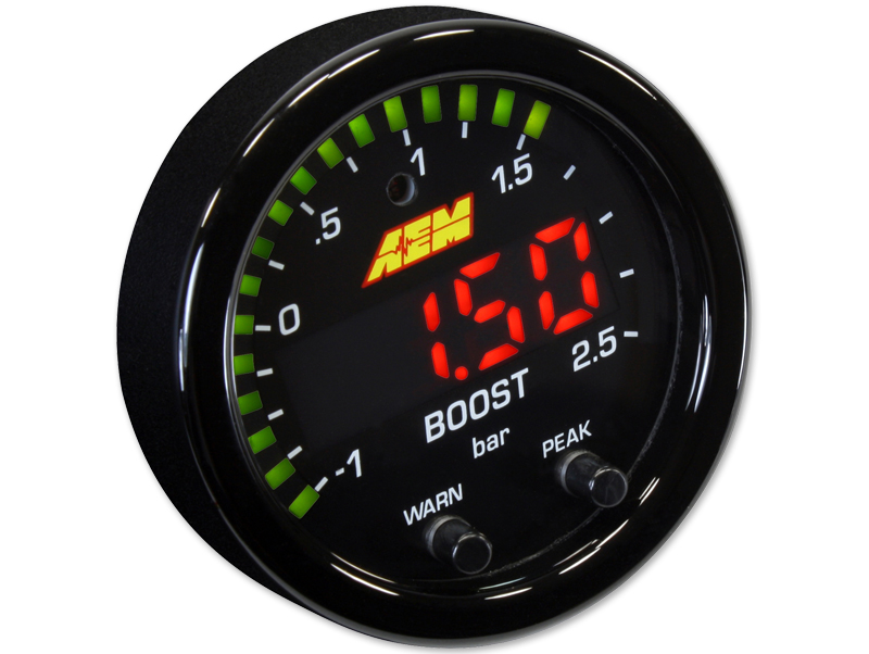 AEM X-Series Boost Pressure Gauge (35 PSI) (52mm) - Universal - Kaiju Motorsports