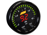 AEM X-Series Oil Pressure Gauge (0-150 PSI) (52mm) - Universal - Kaiju Motorsports