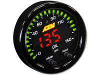 AEM X-Series Oil Pressure Gauge (0-150 PSI) (52mm) - Universal - Kaiju Motorsports