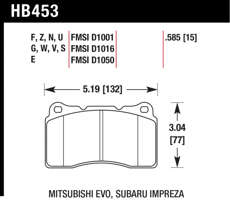 Hawk DTC-70 (Front) - Subaru STI VA - Kaiju Motorsports