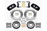 Wilwood W6A Front Slotted Big Brake Kit (Black) - Subaru STI VA - Kaiju Motorsports