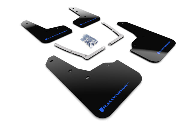 Rally Armor UR Black Mud Flap w/ Blue - Civic Si 10th Gen - Kaiju Motorsports