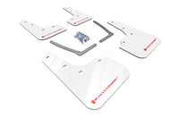 Rally Armor White UR White Mud Flap w/ Red - Civic Si 10th Gen - Kaiju Motorsports