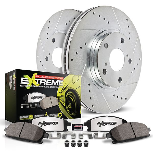 Power Stop Z26 Street Warrior Brake Kit Front - FRS/BRZ/86 - Kaiju Motorsports