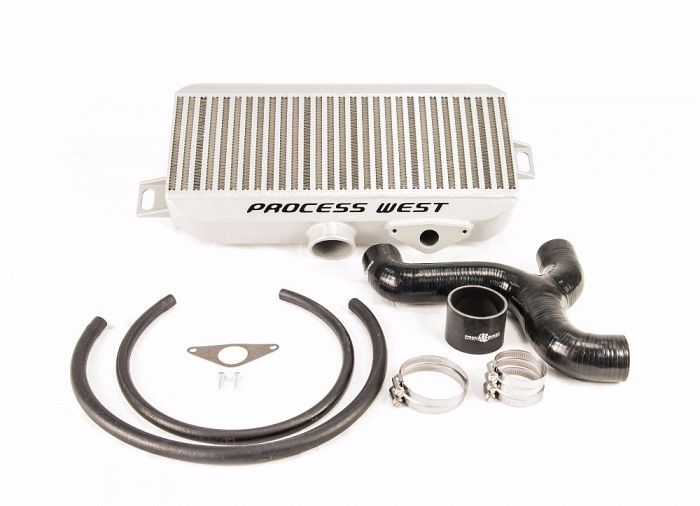 Process West Top Mount Intercooler (Silver) - Subaru STI VA - Kaiju Motorsports