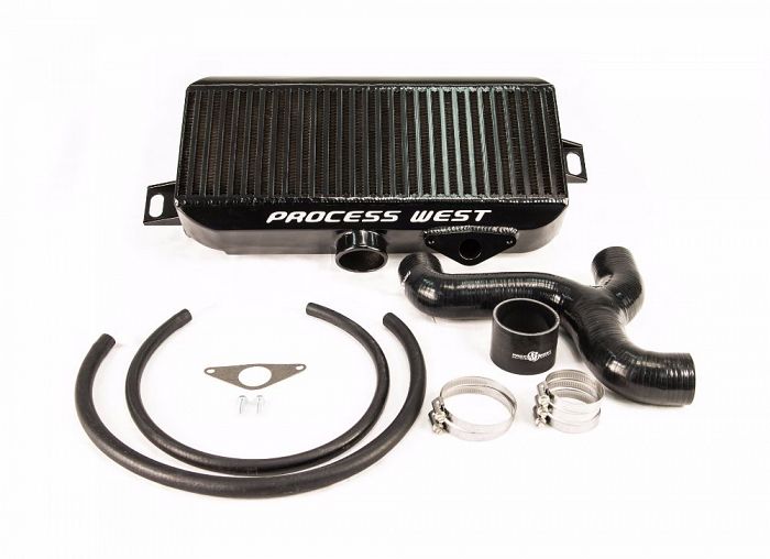 Process West Top Mount Intercooler (Black) - Subaru STI VA - Kaiju Motorsports