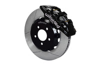 Wilwood W6A Front Slotted Big Brake Kit (Black) - Subaru STI VA - Kaiju Motorsports