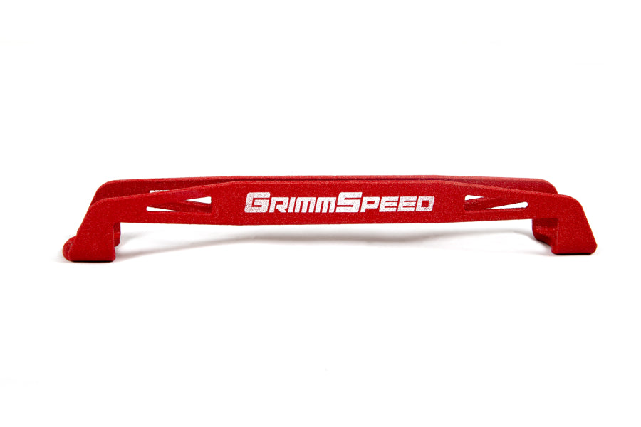 Grimmspeed Lightweight Battery Tie Down (Red) - Subaru - Kaiju Motorsports