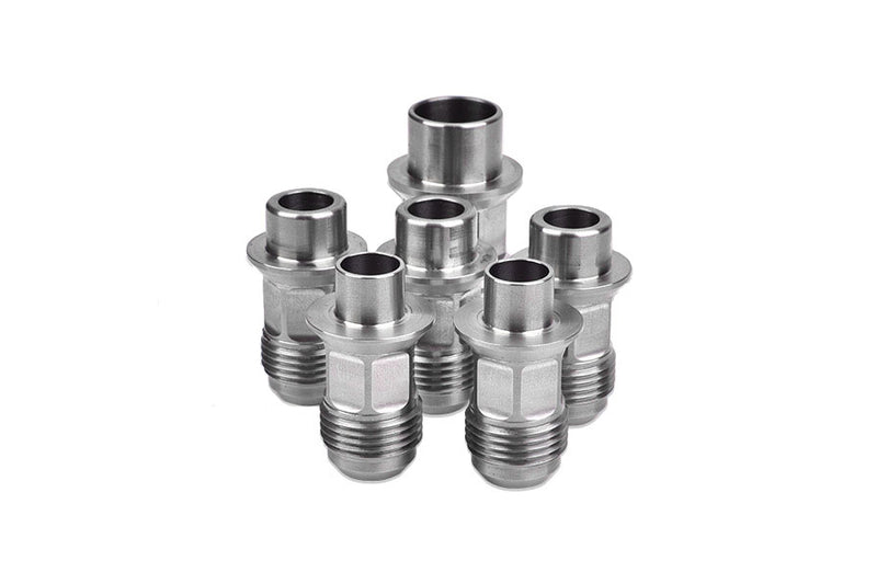 IAG Stainless Steel AN Breather Fitting set - Subaru STI 04+ , WRX 05-14 - Kaiju Motorsports